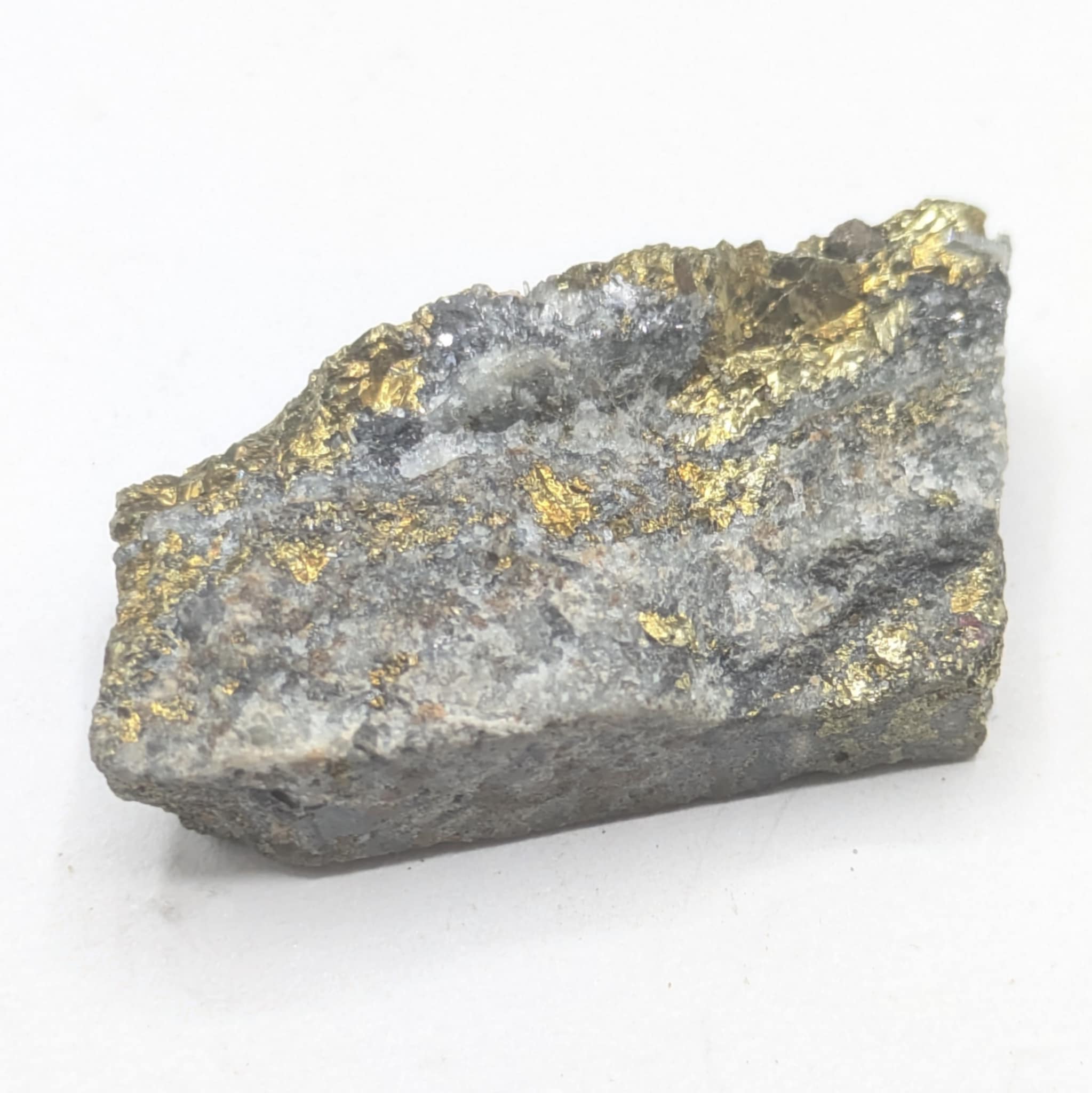 Kobellite & Chalcopyrite, Baia Sprie, Felsobanya, Roumanie.