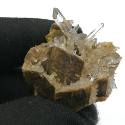 Quartz, Sidérite, Saint Pierre de Mésage, Isère.
