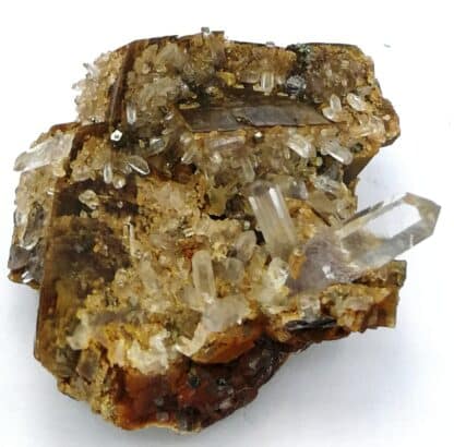 Quartz, Sidérite, Saint Pierre de Mésage, Isère.