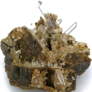 Quartz, Sidérite, Saint Pierre de Mésage, Isère.