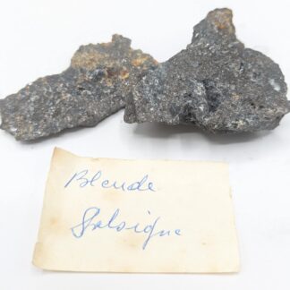 Blende (Sphalérite), Salsigne, Aude.