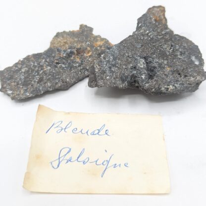 Blende (Sphalérite), Salsigne, Aude.