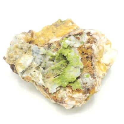 Pyromorphite, Col de Crie, Monsols, Rhône.