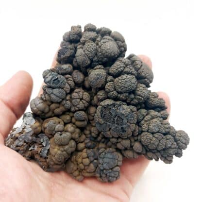 Pyrolusite, Le Kaymar, Pruines, Rodez, Aveyron.