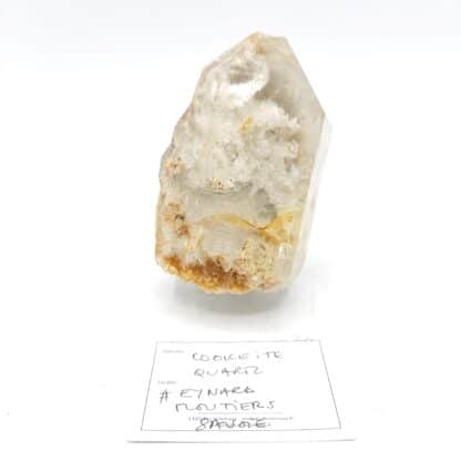 Quartz à inclusion de Cookeite, Carrière Eynard, Moutiers, Tarentaise, Savoie.