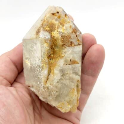Quartz à inclusion de Cookeite, Carrière Eynard, Moutiers, Tarentaise, Savoie.