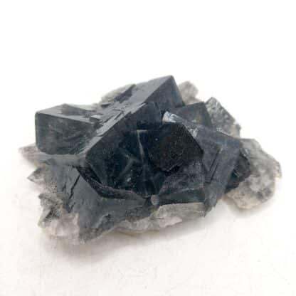Fluorine à inclusion de Galène, Le Rossignol, Chaillac, Indre.