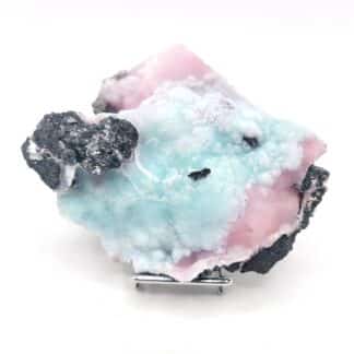 Aragonite /Co et /Cu, Anthracite, Chandoline, Valais, Suisse.