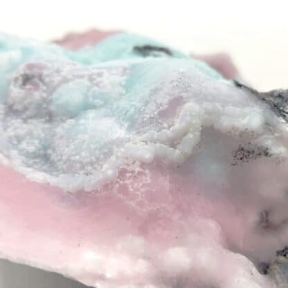 Aragonite /Co et /Cu, Anthracite, Chandoline, Valais, Suisse.