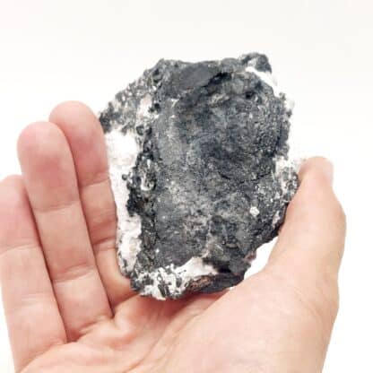 Aragonite /Co et /Cu, Anthracite, Chandoline, Valais, Suisse.