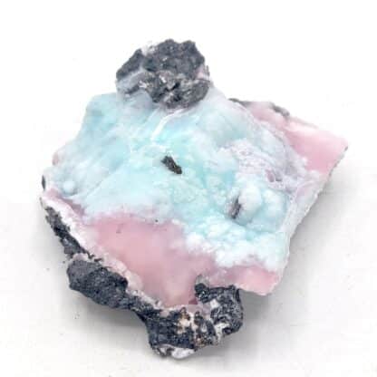 Aragonite /Co et /Cu, Anthracite, Chandoline, Valais, Suisse.