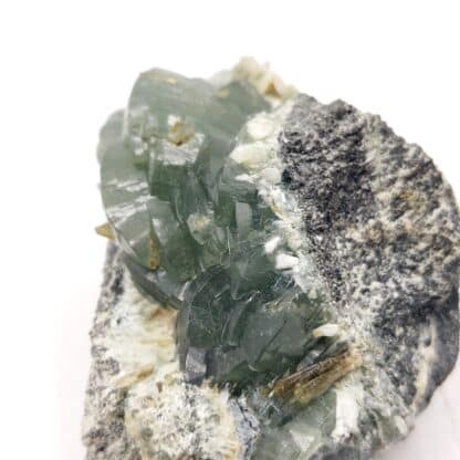 Prehnite en casque, Combe de la Selle, Oisans, Isère.