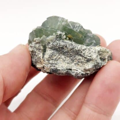Prehnite en casque, Combe de la Selle, Oisans, Isère.
