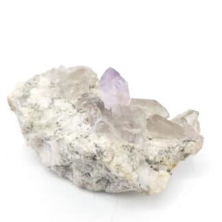 Quartz sceptre améthyste, Col des cristaux, Le Bolchu, Savoie.