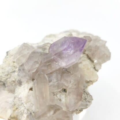 Quartz sceptre améthyste, Col des cristaux, Le Bolchu, Savoie.