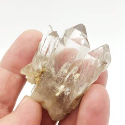 Quartz à âme fumé, La Lauzière, Savoie.