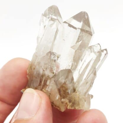Quartz à âme fumé, La Lauzière, Savoie.