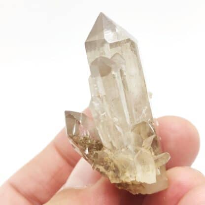 Quartz à âme fumé, La Lauzière, Savoie.