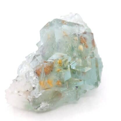 Fluorine Bleue, Dolomite Ferrifère, Langeac, Haute-Loire, Auvergne-Rhône-Alpes.