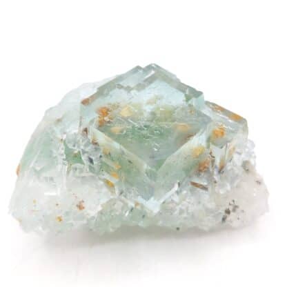 Fluorine Bleue, Dolomite Ferrifère, Langeac, Haute-Loire, Auvergne-Rhône-Alpes.