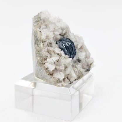Hématite sur Calcite, Le Plan du Lac, Saint-Christophe-en-Oisans, Isère.