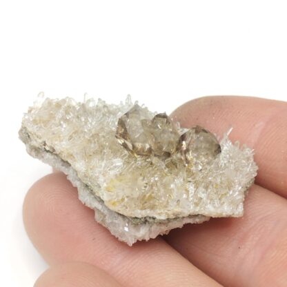 Quartz sceptre fumé, Loperhet, Finistère, Bretagne.