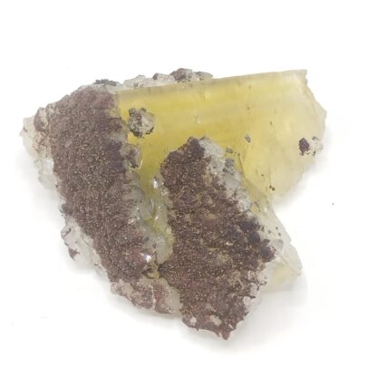 Quartz sur Fluorite (Fluorine), El Hammam, Maroc.