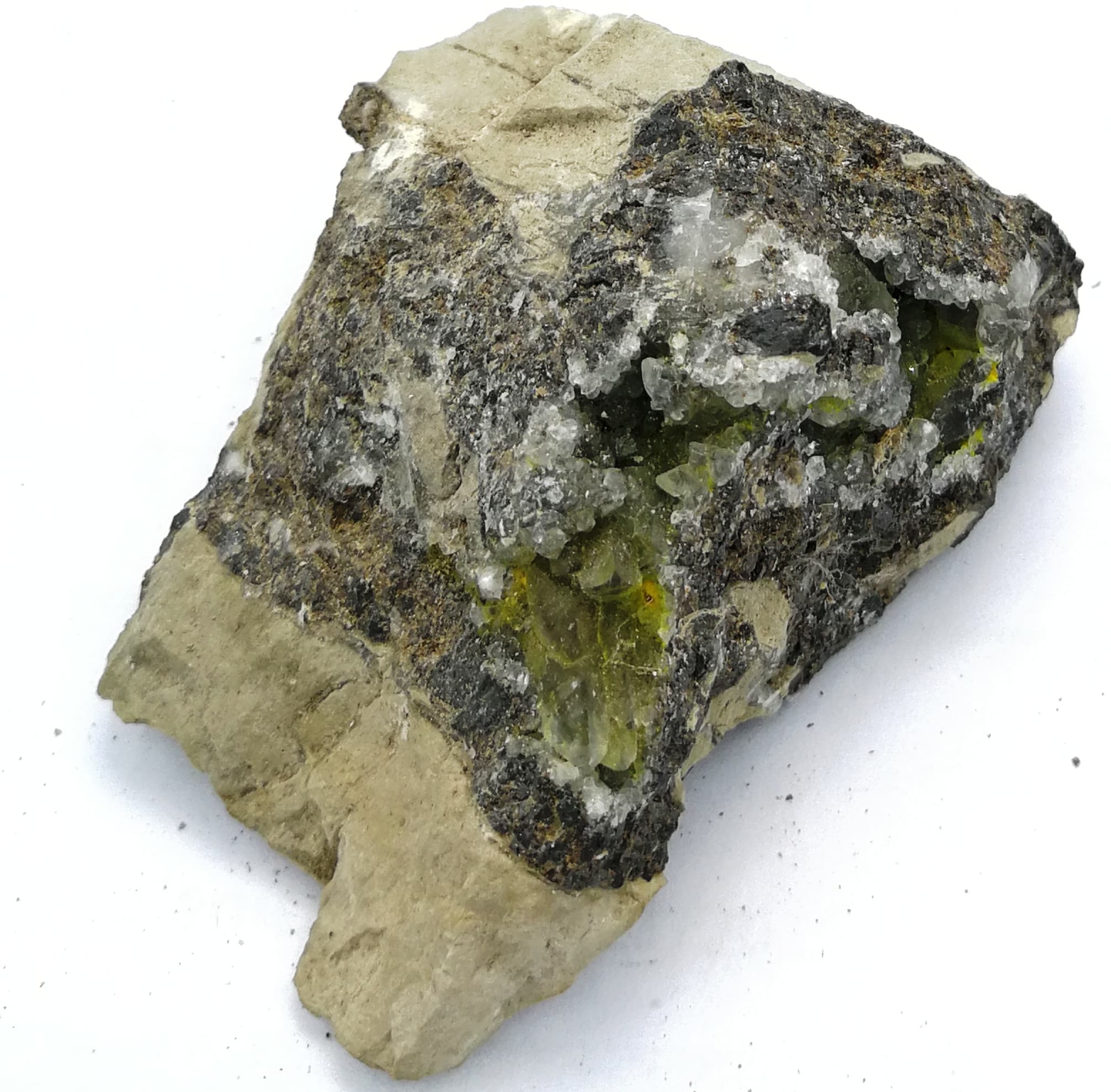 Greenokite, blende, Planioles, Lot.