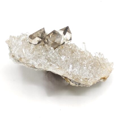 Quartz sceptre fumé, Loperhet, Finistère, Bretagne.