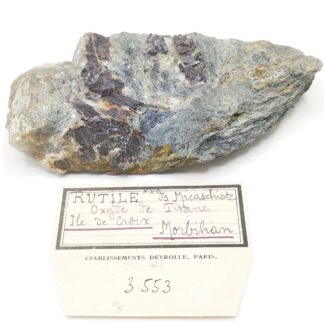 Rutile, Île de Groix, Morbihan, Bretagne.