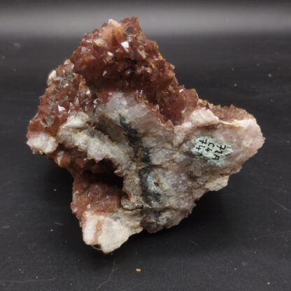 Quartz hématoïde, L’Argentolle, Saône-et-Loire, Morvan.