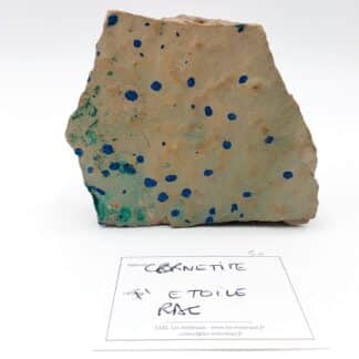 Cornétite, Mine de l’Étoile, Haut-Katanga, RD Congo.
