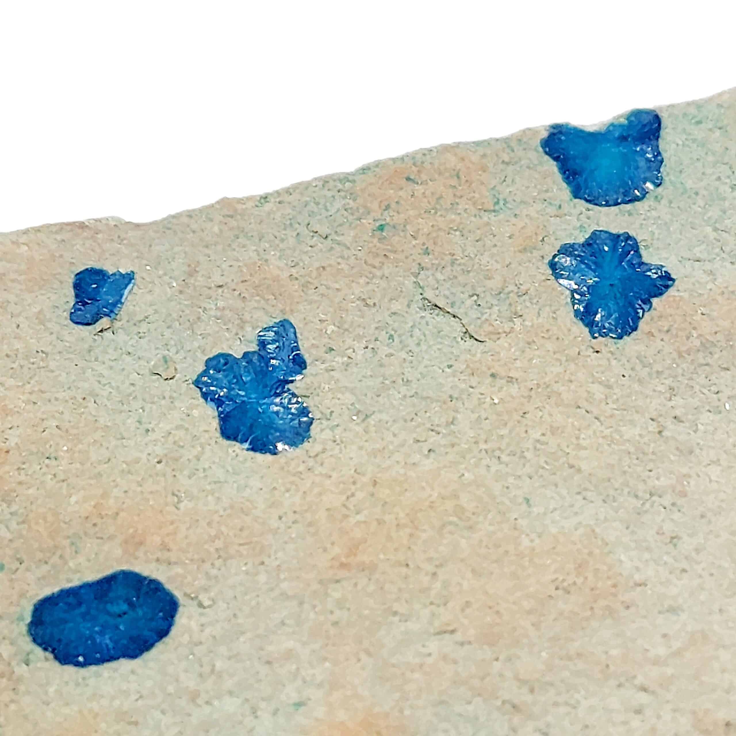 Cornétite, Mine de l’Étoile, Haut-Katanga, RD Congo.