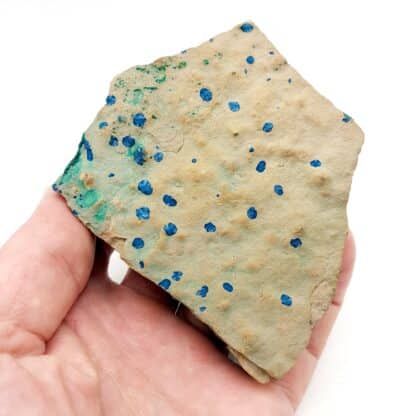 Cornétite, Mine de l’Étoile, Haut-Katanga, RD Congo.