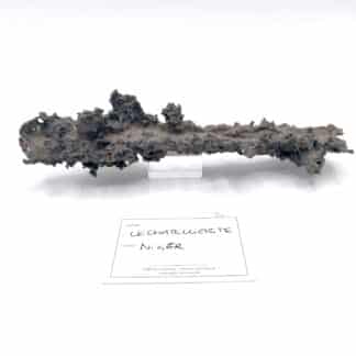 Léchatelierite (fulgurite) provenant du Niger.