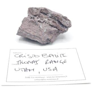 Cristobalite, Thomas Range, Utah, Etats-Unis. 