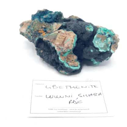 Libéthénite, Lukuni, Haut-Katanga, Congo RDC.
