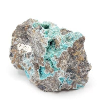 Francolite (staffélite), Mine Kovdor Zheleznyi, Mourmansk, Russie.