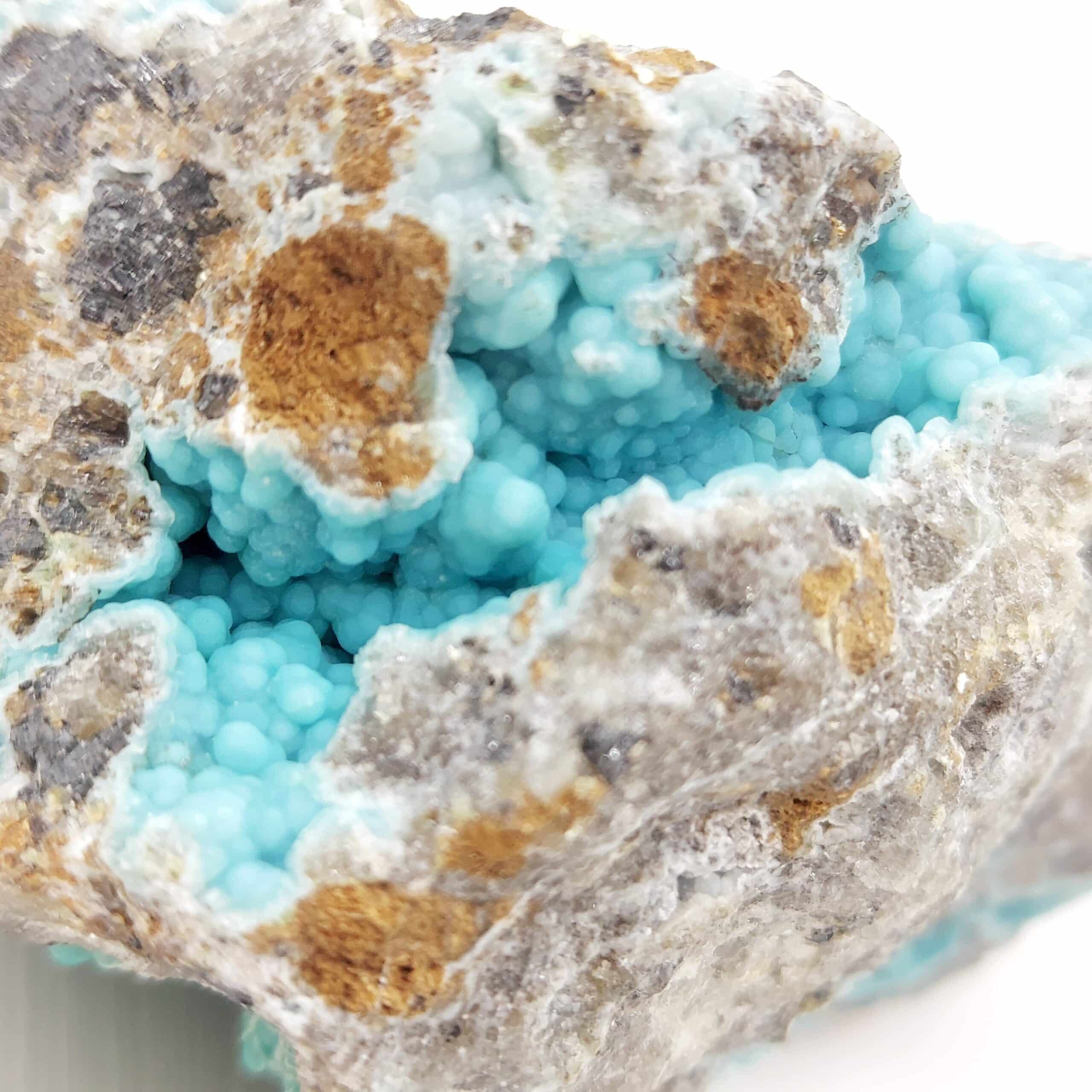 Francolite (staffélite), Mine Kovdor Zheleznyi, Mourmansk, Russie.