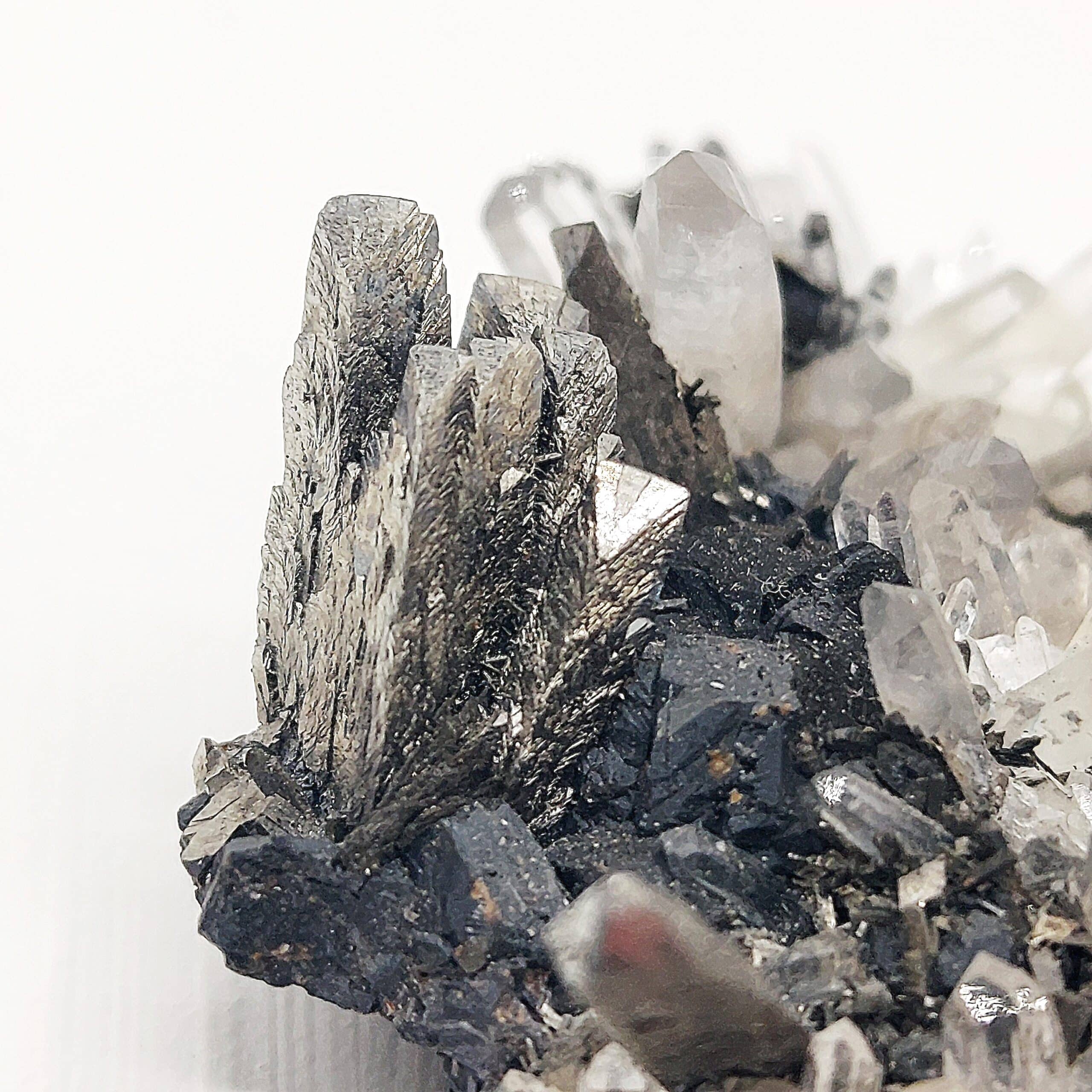 Arsénopyrite et quartz, Pasto Bueno, Pérou.