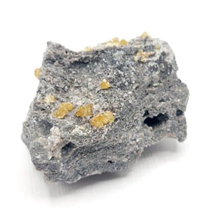 Sphalérite, Carrière Holcim, Lockport, comté de Niagara, New York, États-Unis.