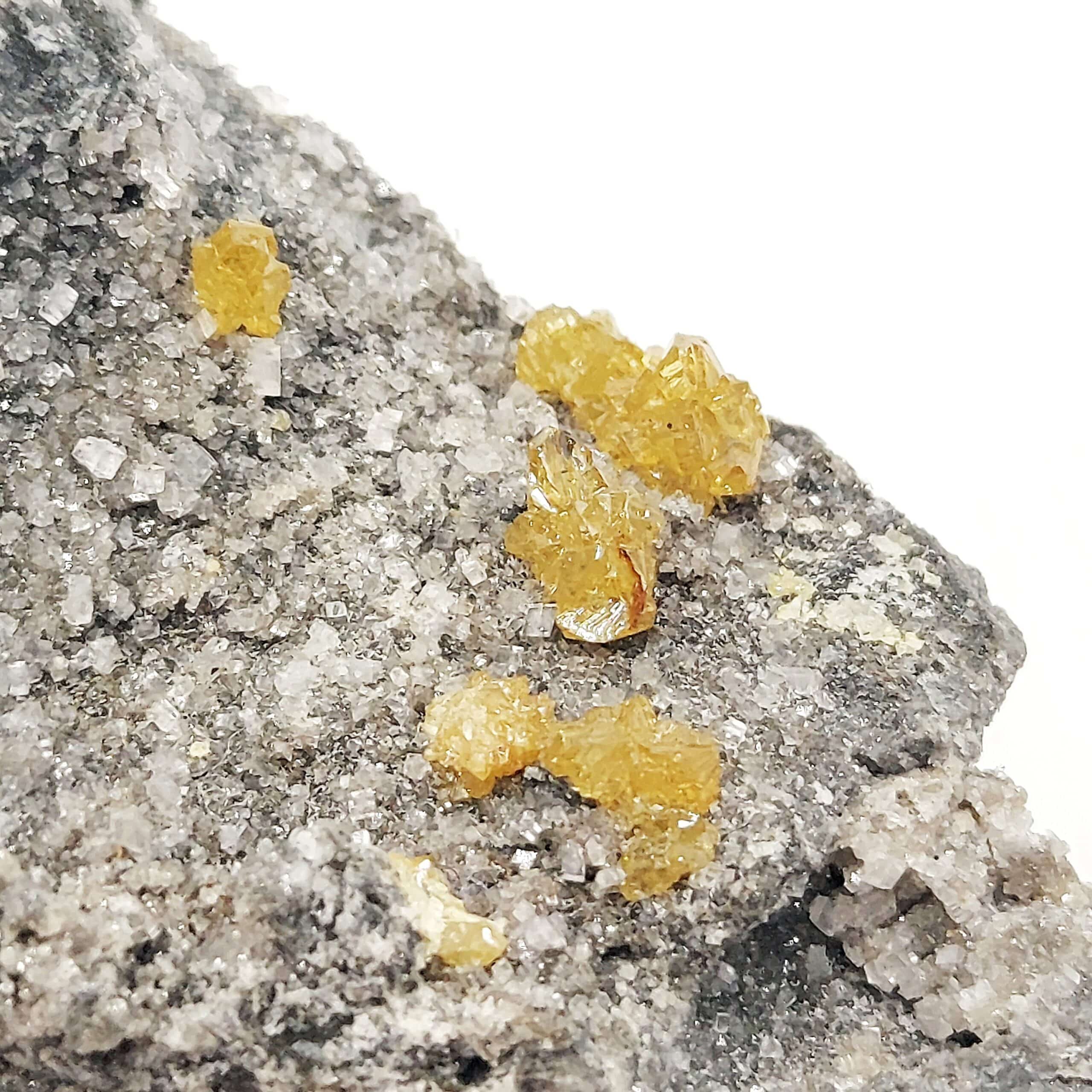 Sphalérite, Carrière Holcim, Lockport, comté de Niagara, New York, États-Unis.