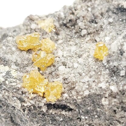 Sphalérite, Carrière Holcim, Lockport, comté de Niagara, New York, États-Unis.