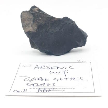 Arsenic natif, Gabe Gottes, Sainte-Marie-aux-Mines, Haut-Rhin.