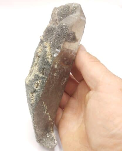 Bertrandite & Quartz, Quilly (La Villeder), Morbihan, Bretagne.