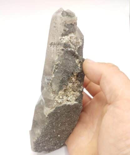 Bertrandite & Quartz, Quilly (La Villeder), Morbihan, Bretagne.