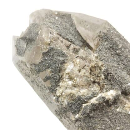 Bertrandite & Quartz, Quilly (La Villeder), Morbihan, Bretagne.