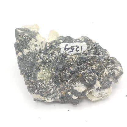 Néphéline & Schorlomite (Grenat), Jebel Bou-Agrao, Midelt, Maroc.