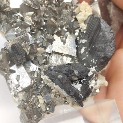 Arsénopyrite & Wolfram, Mine Yaogangxian, Hunan, Chine.
