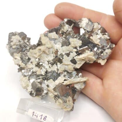 Arsénopyrite & Wolfram, Mine Yaogangxian, Hunan, Chine.